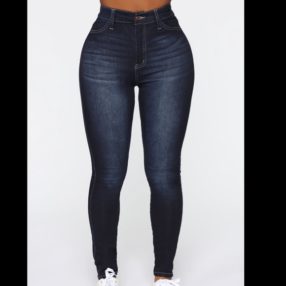 Fashion nova high rise denim jeans - Picture 1 of 2